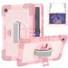 Shockproof Silicone+PC Tablet Cases for Samsung Galaxy A7 S6 Lite/A9 A11 Plus/S8 S7 S9 FE S10 Plus Case Cover Rotate Stand Shell