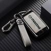 Leather Car Smart Key Case Cover Shell For Mazda 3 5 6 SKYACTIV Axela Atenza CX30 CX5 CX8 CX9 MX5 RX8 RX7 BT50 Keychain Protecto