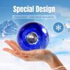 Round Ball Gear Shift Knob, Chrome Finish Aluminum Shifter Knobs with 3 Ada