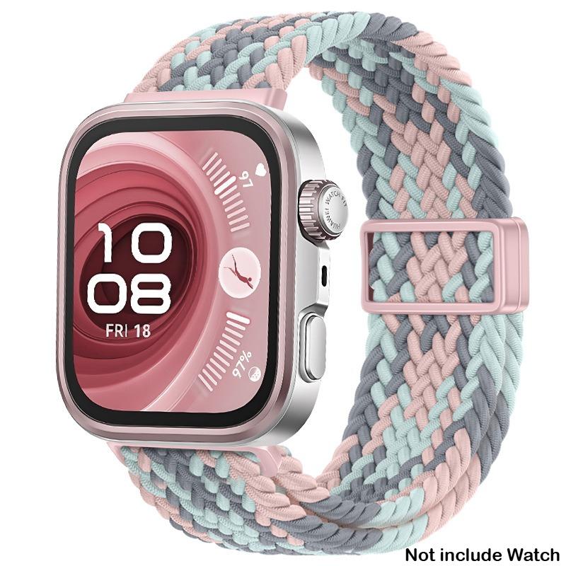 

Нейлоновий плетений ремінець для Huawei Watch Fit 3/4/4 pro Магнітний регульований зручний ремінець для Huawei Watch Fit 4/3 Браслет For Huawei Fit 3
