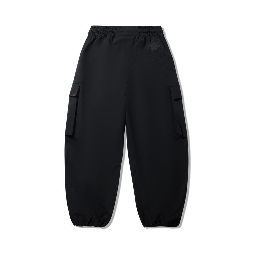 Li Ning Kung Fu Series Sports Minimalist Solid Color Cuffed Loose Casual Pants Men pants AKXV347-1