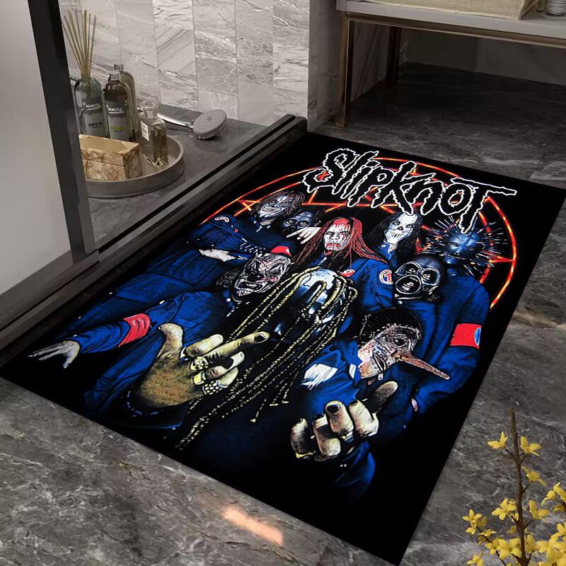 Slipknot: Chaos Rebellion carpet printing Suitable for all seasons Dormitory decoration Christmas gifts Bathroom mat