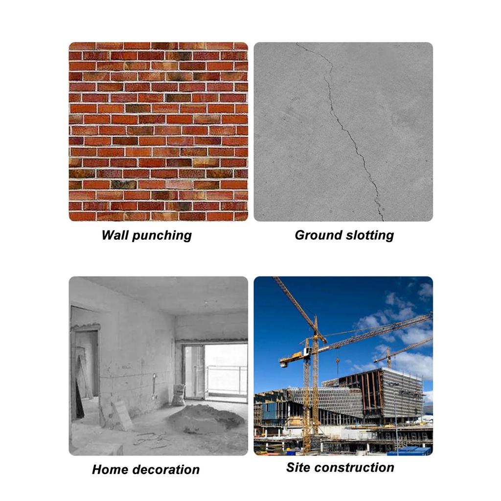 Electric Hammer Drill Rotary Hammer Drill Set Electric Industrial Power Tool Automatic   Handle Rotary Hammer Drill