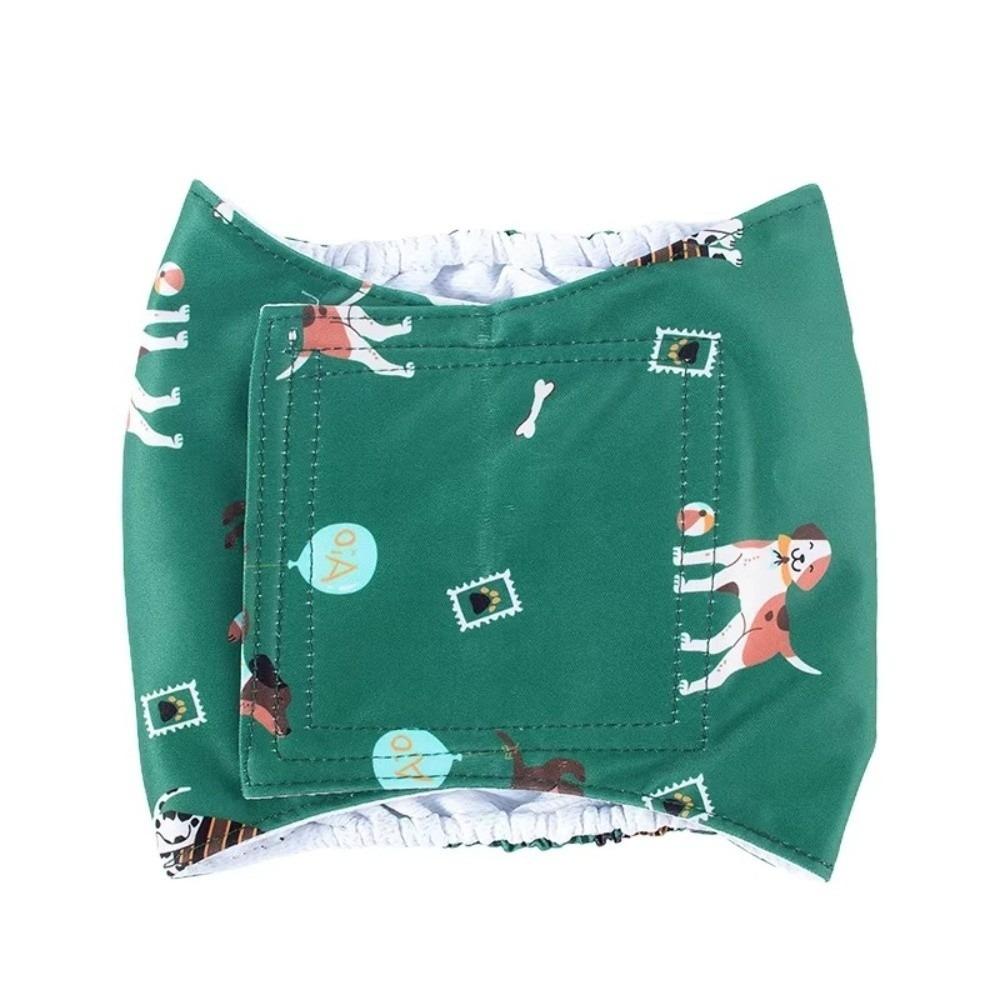 Cute Dog Paw Print Washable Belly Bands Reusable Male Dogs Wraps Fashion Male Dog Diapers XS-A