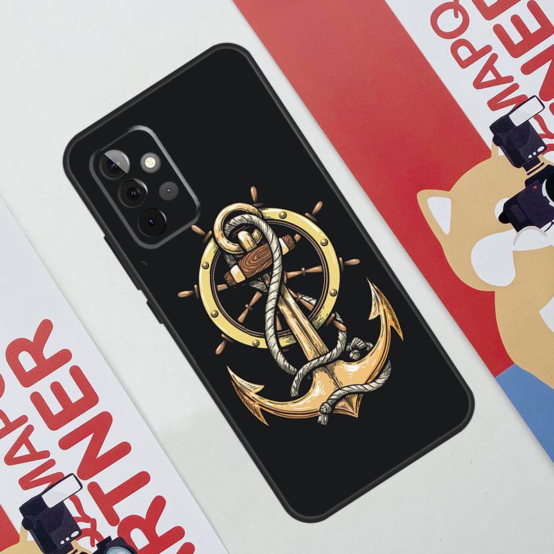 Anchor Sea Beach Case For Samsung Galaxy A36 A35 A55 A06 A16 A26 A56 A53 A32 A52 A33 A13 A14 A34 A54 A17 A15