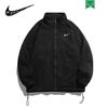 Giacca Unisex in Pelle Scamosciata e Pile con Collo Rialzato Stile Giapponese - Uomo Primavera/Autunno 2025 Sportiva e Studente Vestibilità Larga