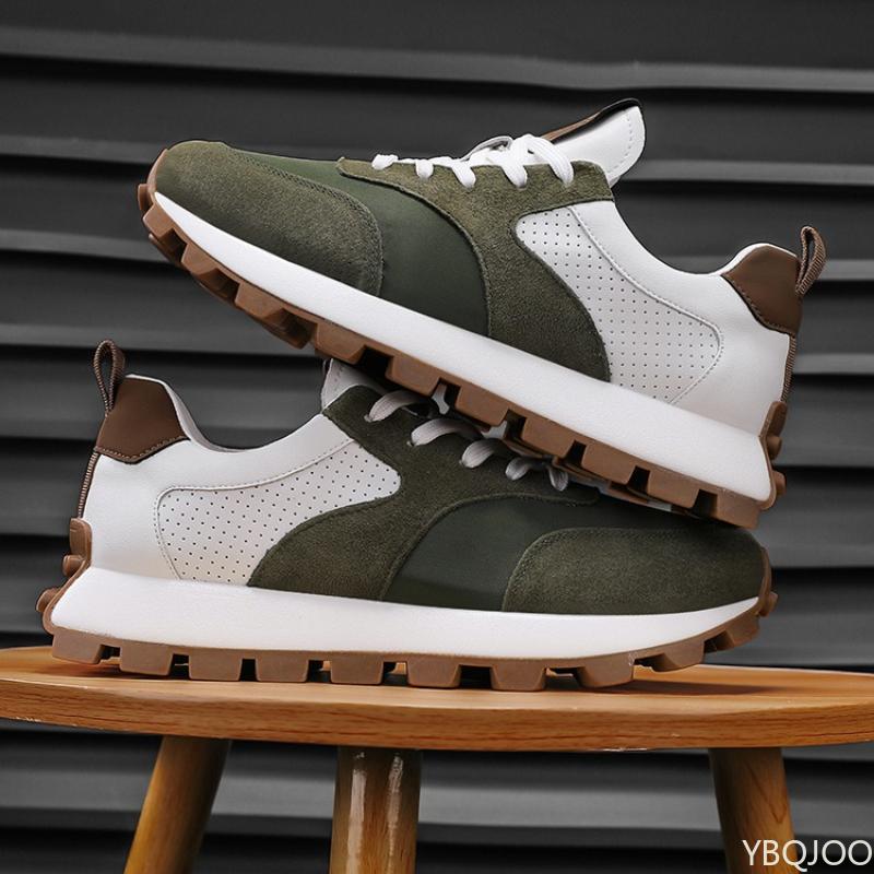 Autumn winter new casual sports running thick soled men's shoes anti slip wear-resistant trendy simple comfortable men's shoes