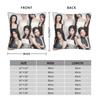 Kpop Style Babymonsters Group Pillowcase Printing Polyester Cushion Cover Decor Throw Pillow Case Cover Home Zipper 40X40Cm