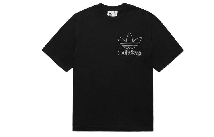 Adidas Originals Drop Shoulder Sleeve T Shirt Men s Black DV1563 XL