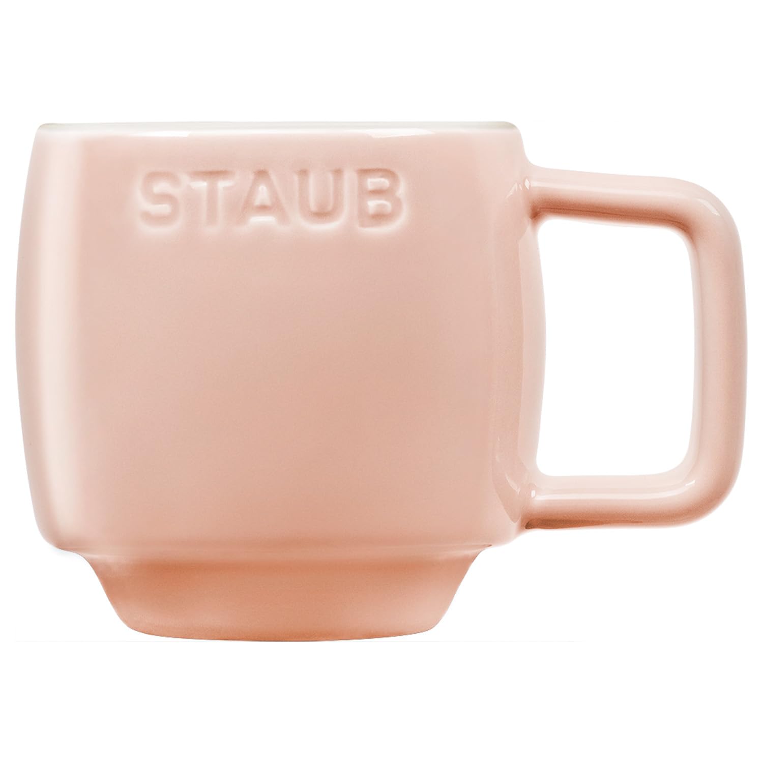 Кружка Staub Stacking Light Ceramic для эспрессо, японская, размер XS, цвет розовый, 100 мл, Кружка, Чашка, Керамика, Безопасна для микроволновой печи [Официальный продукт], Цитрон, Z1032-789