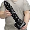 39CM Stor Pikk Svart Monster Kuk Dildo for Analt Analt Plugg Fisting BDSM Sex Anale Leker Realistisk Penis Fetisj