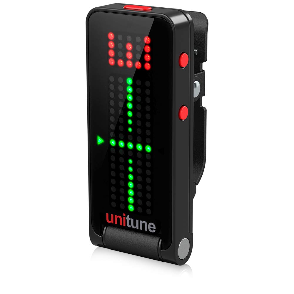 Tc Electronic Klipová ladička Chromatická ladicí cent stroboskopický režim Funkce automatického vypnutí Automatické otočení obrazovky UNITUNE CLIP NOIR ±0.0.2