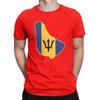 Barbados Flag Barbadian Graphic Printing T Shirts Unisex WoUnisex 100 Cotton Tee Shirt Clothes