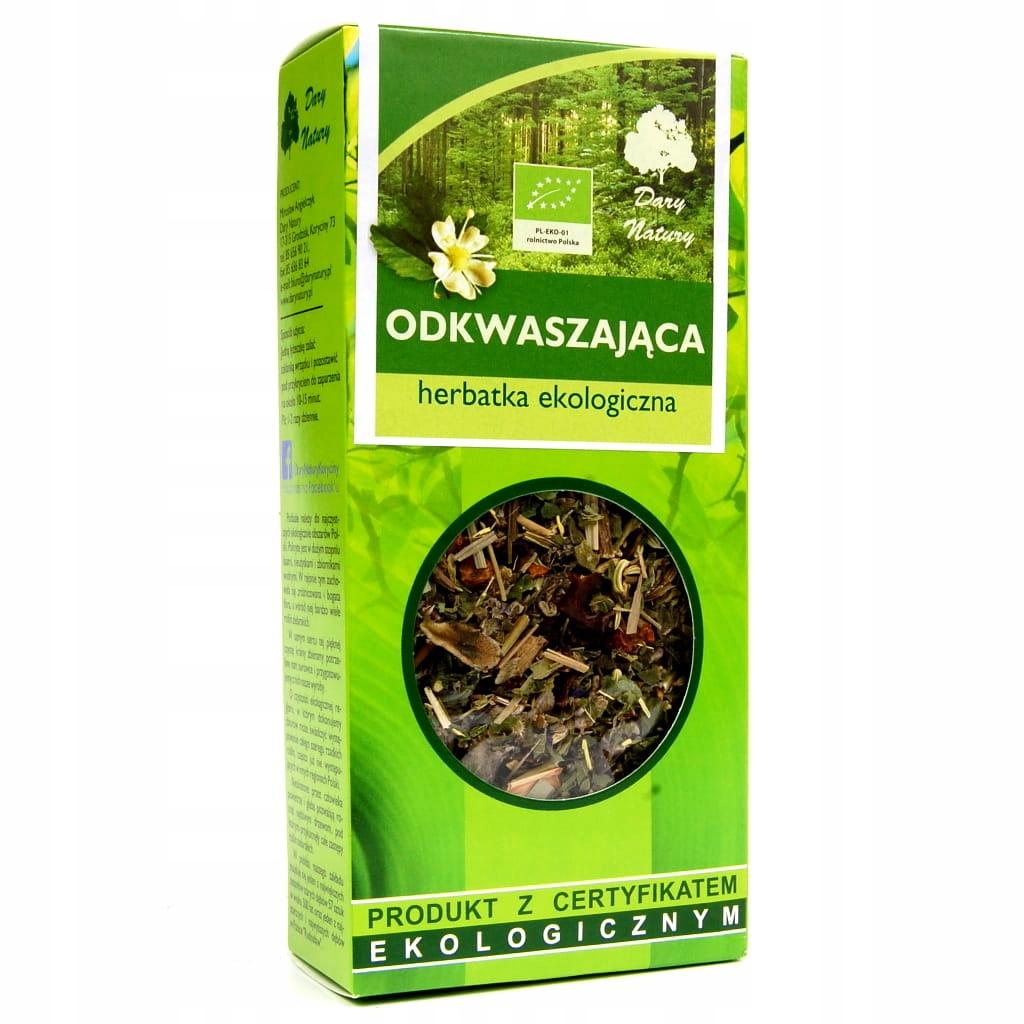 ORGANIC DEACIDIFYING TEA 50 G - GIFTS OF NATURE