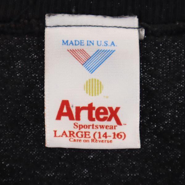 ARTEX 90s Old USA Made Warner Bros. Print Long Sleeve Sweat Trainer Kid's Used