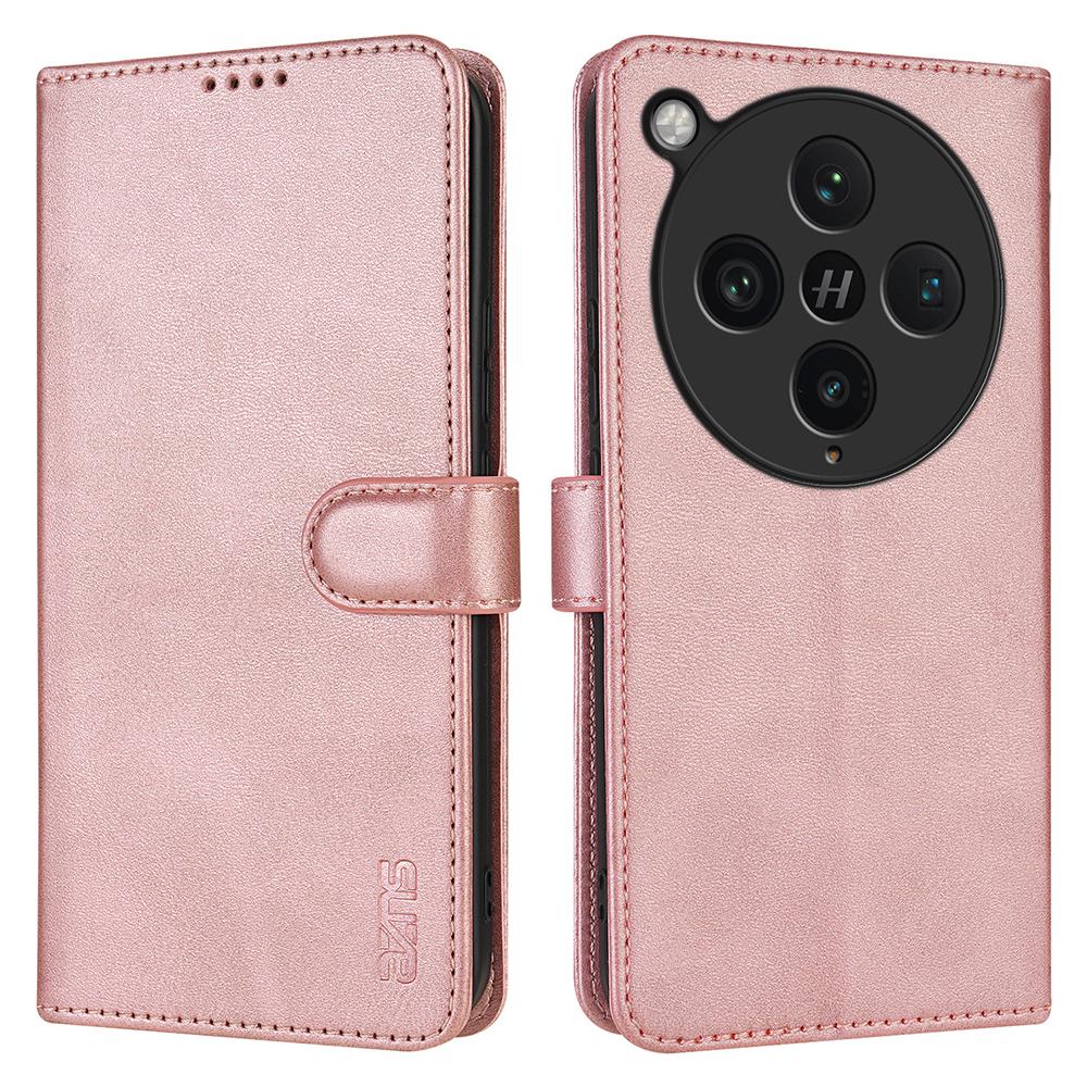 

Для чохла Oppo Find X8 Pro 5G Гаманець з ПУ шкіри Чохол для телефону Rose Gold