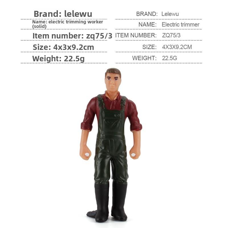 Simulated Diver Veterinarian Farmer Worker Postal Worker Toy Model Ornament For Collectors And Play