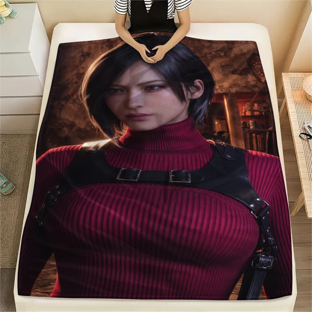 

1Pc Resident Evil Print Flannel Blanket, High quality Comfortable for All Seasons, Home Decor, Warmth and Comfort, Perfect for Christmas Gifts 80cm x 120cm