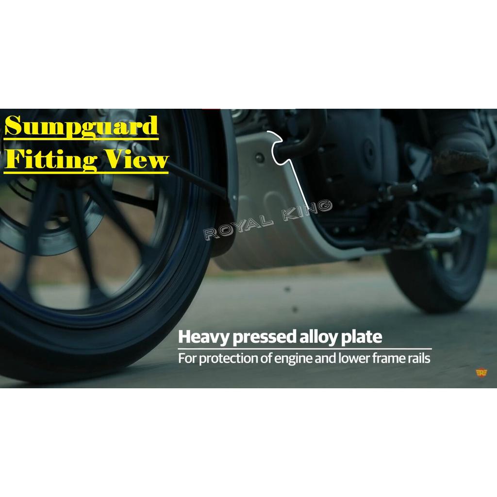 Royal Enfield "New Classic 350 Reborn ALUMINIUM SUMPGUARD"