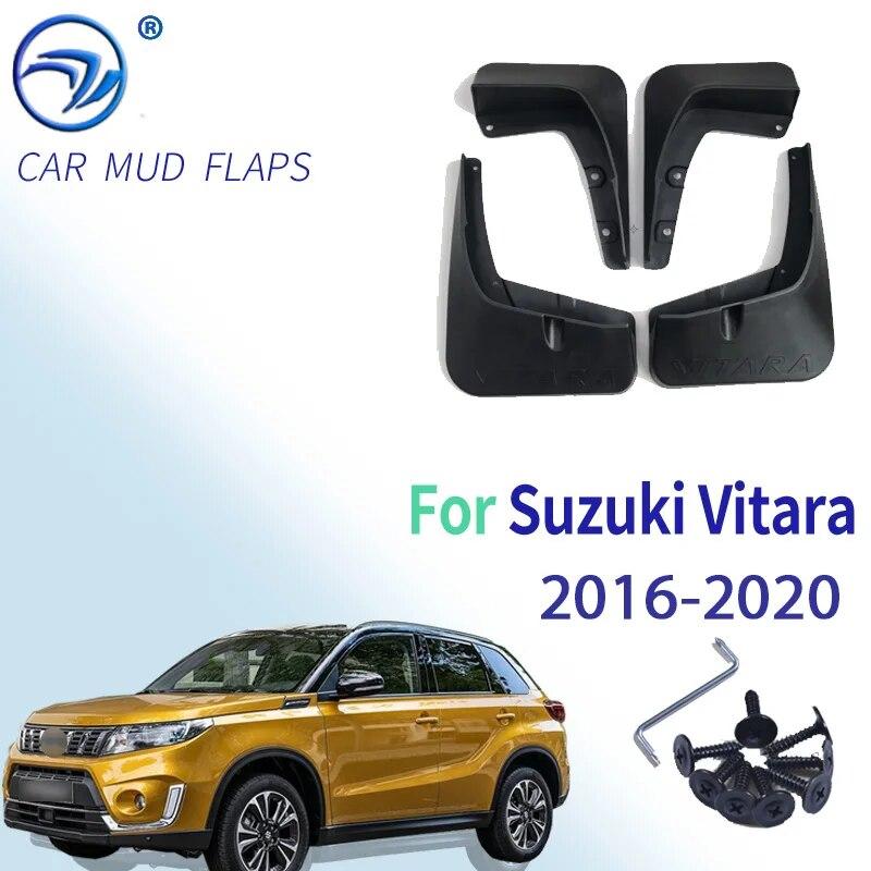 Mudflaps Splash Guards Car Mud Flaps For Suzuki Vitara / Edcudo Mudguards Fender 2016- Front & Rear Protector