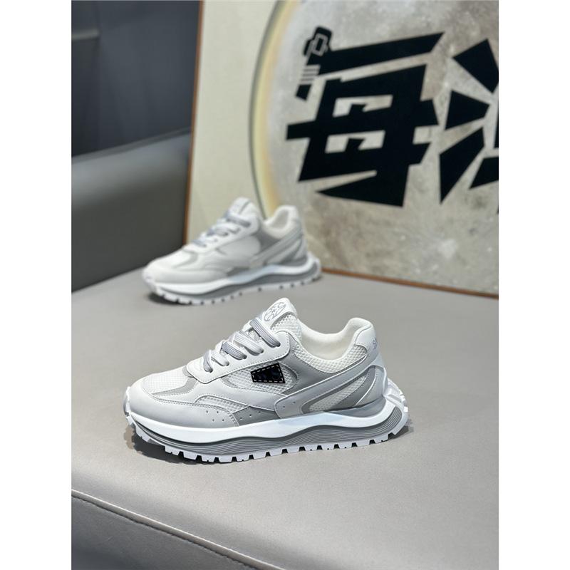 Ogni marea autunno nuovo scarpe basse superficie in pelle comode fondo morbido allacciatura rete