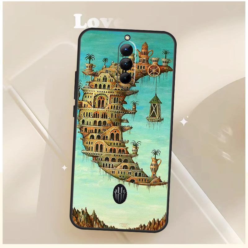 Salvador Dali Art Case For ZTE Nubia Red Magic 6 7 6S 7S 8S 9S 10S Pro For RedMagic 10 8 9 11 Pro Plus Cover