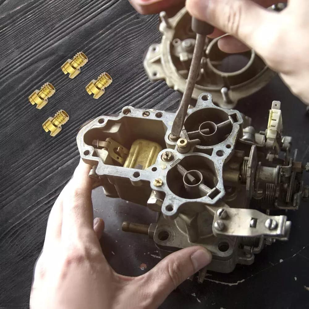 10pcs Main Jet M6 6mm #50-182 For Dellorto Carburetor PHNL/PHVA/PHBH/PHBL/PHBN/PHVB/PHBG Carb Injector Nozzle