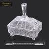 Flevincy European Style Crystal Glass Candy & Nut Box