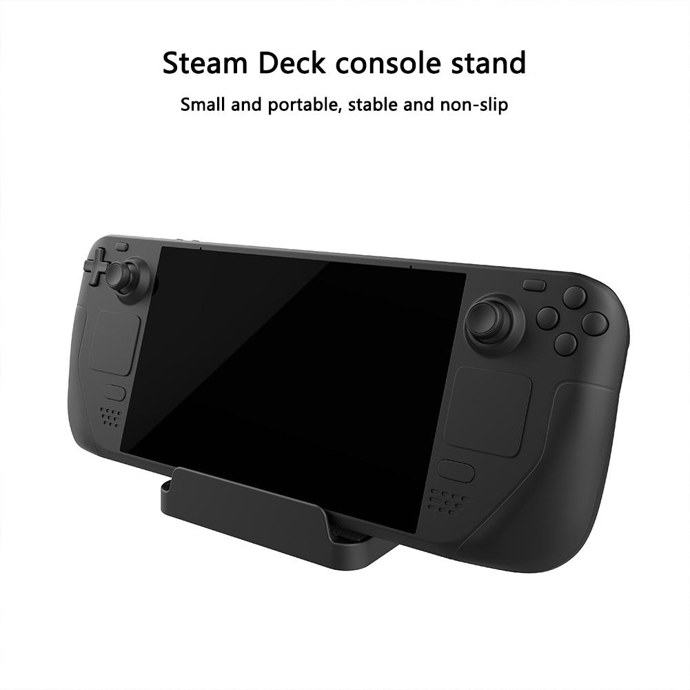 Game Console Bracket Portable Non-slip Shockproof Holder Stand Compatible For Steam Deck NS Switch OLED/Lite Console