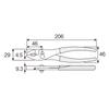 HOZAN Versatile Pliers with Adjustable Opening for Different Pliers, Objects, P-211Z-200