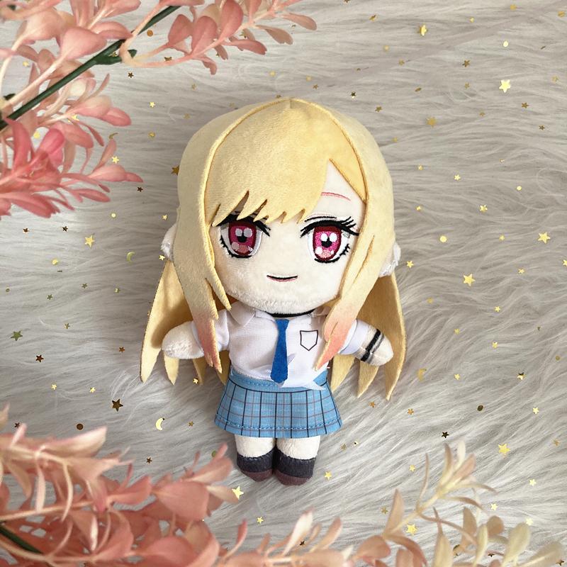 Mijn Dress Up Darling Pluche Pop Speelgoed 20cm Anime Kitagawa Marin Gojō Wakana Schattig Zacht Gevuld Kussen Kinderen   Cadeau 20cm