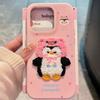 Embroidery Penguin Apple 11ProMax Mobile Phone Case iPhone11Pro New 11 Women's 11 Soft  11 Leather Pattern XR