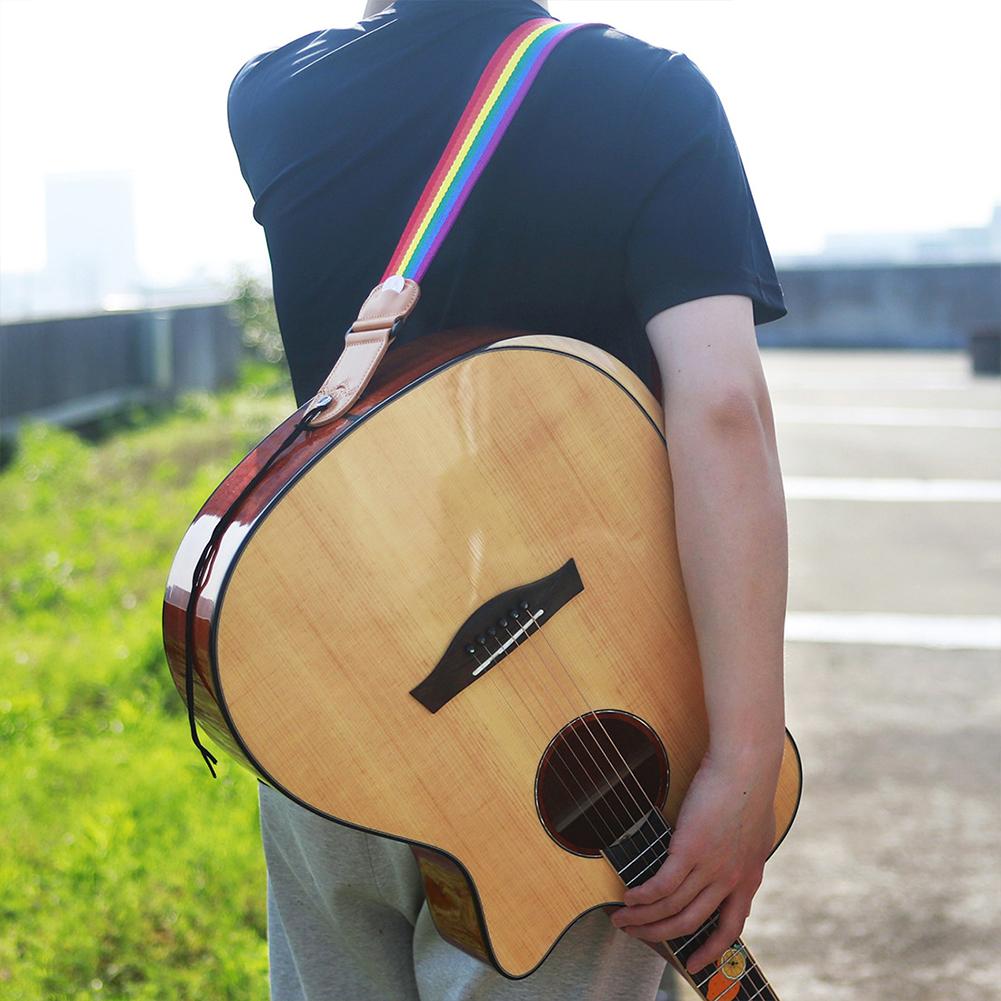 Rainbow Guitar Strap Electric Guitar Strap Acoustic Guitar Strap Acoustic Electric Guitar