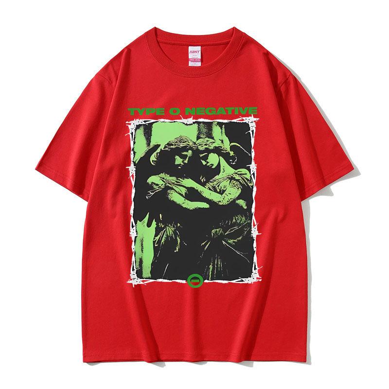 Limited Vintage Type O Negative Band Tshirt Unisex Women Fashion Casual Oversized Tshirts Unisex Retro Gothic Rock Metal T Shirts