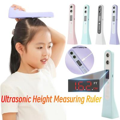Ultrasonic Digital Height Measuring Ruler High Accuracy Portable Height Measuring Device Electronic Height Ruler for Children