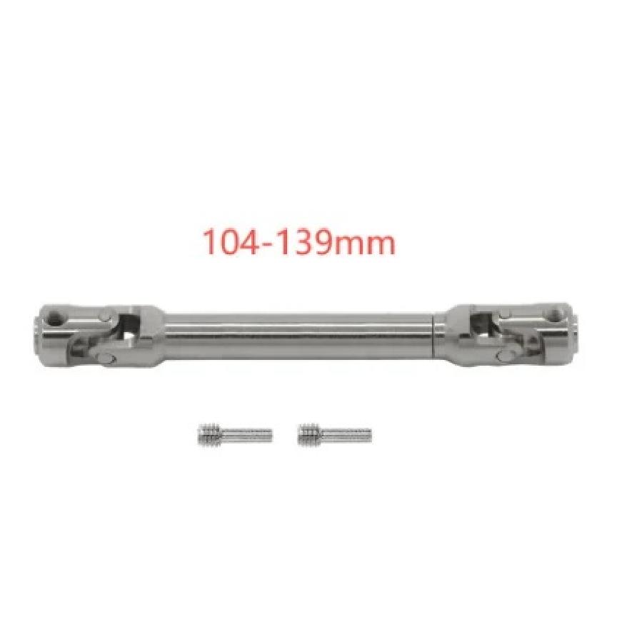 INJORA Steel Heavy-Duty Drive Shaft for 1:10 Rc Car Accessories Crawler Axial SCX10 90046 AXI03007 TRX4 Redcat Gen8 Accessories