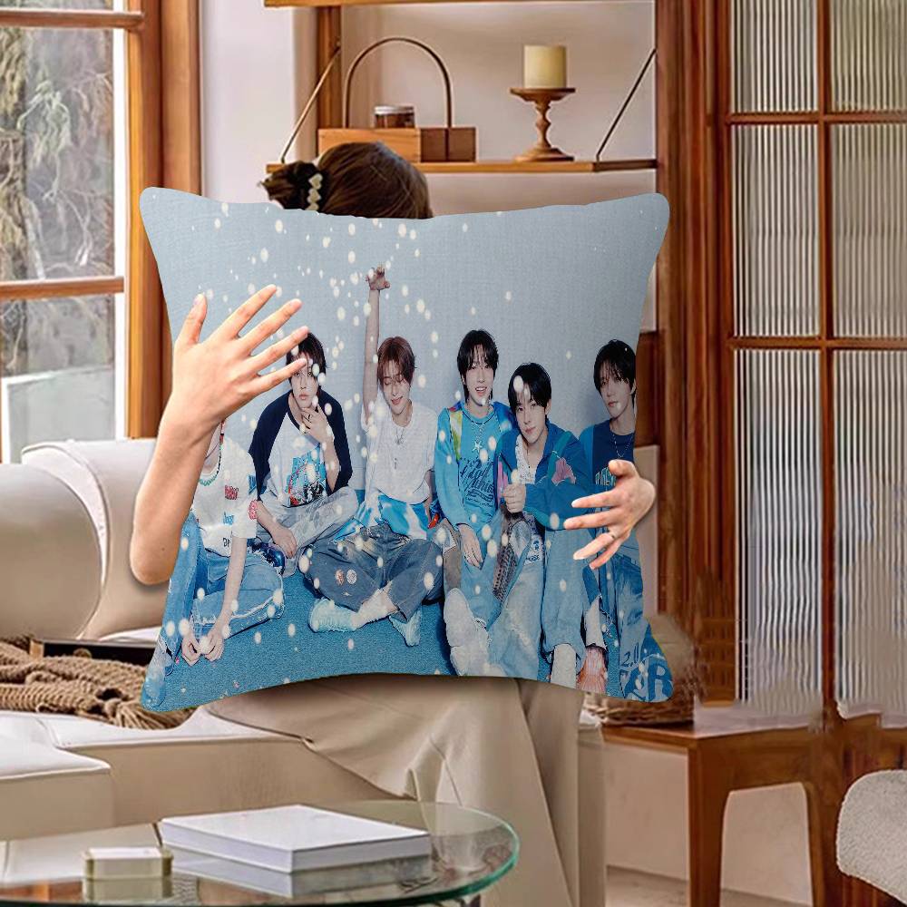 Boyband N-NCT Wish Sänger Ahorn Design Kissenbezug Glückliche Herbsternte Dekoration Feiertagsdekoration Kissenbezug