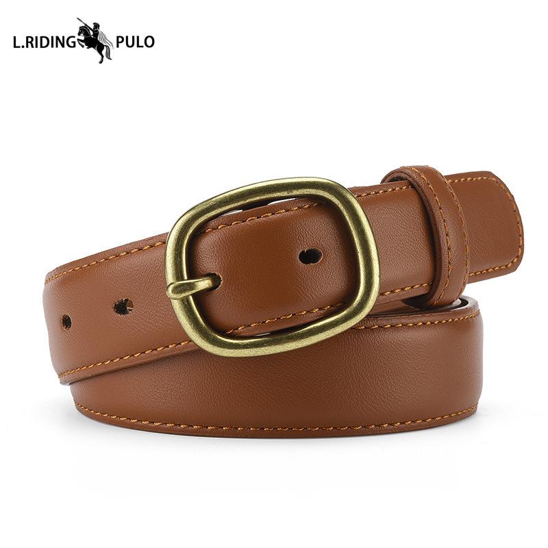 Damen Gürtel Legierung Dornschließe Dekoration Retro Schlicht Vielseitig Dekoration mit Rock Vielseitiger Jeansgürtel