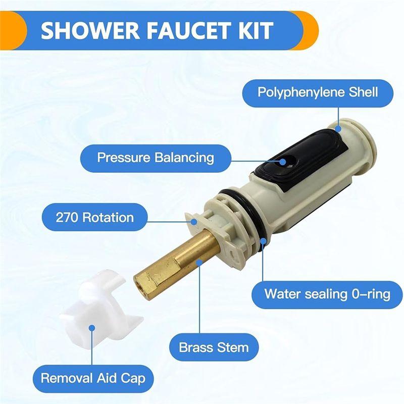 ABGE-Replacementcartridge For 1 222 With Removal Tool 104421 & Handle Adapter Kit 116653 For Shower System - Scald Guard