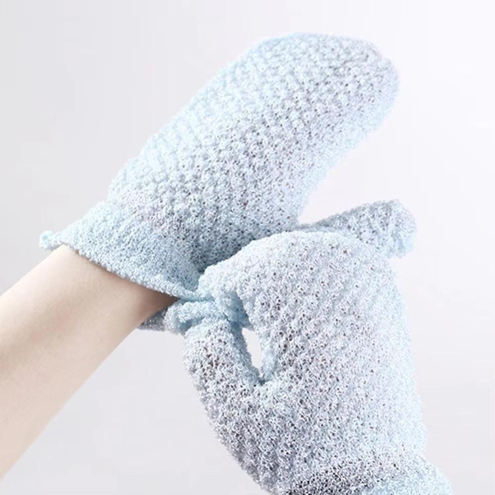 Portable Household Scrub Bath Gloves Multifunctional Finger Wrap Decontaminating Bath Gloves Rubbing Clay Artifact Finger