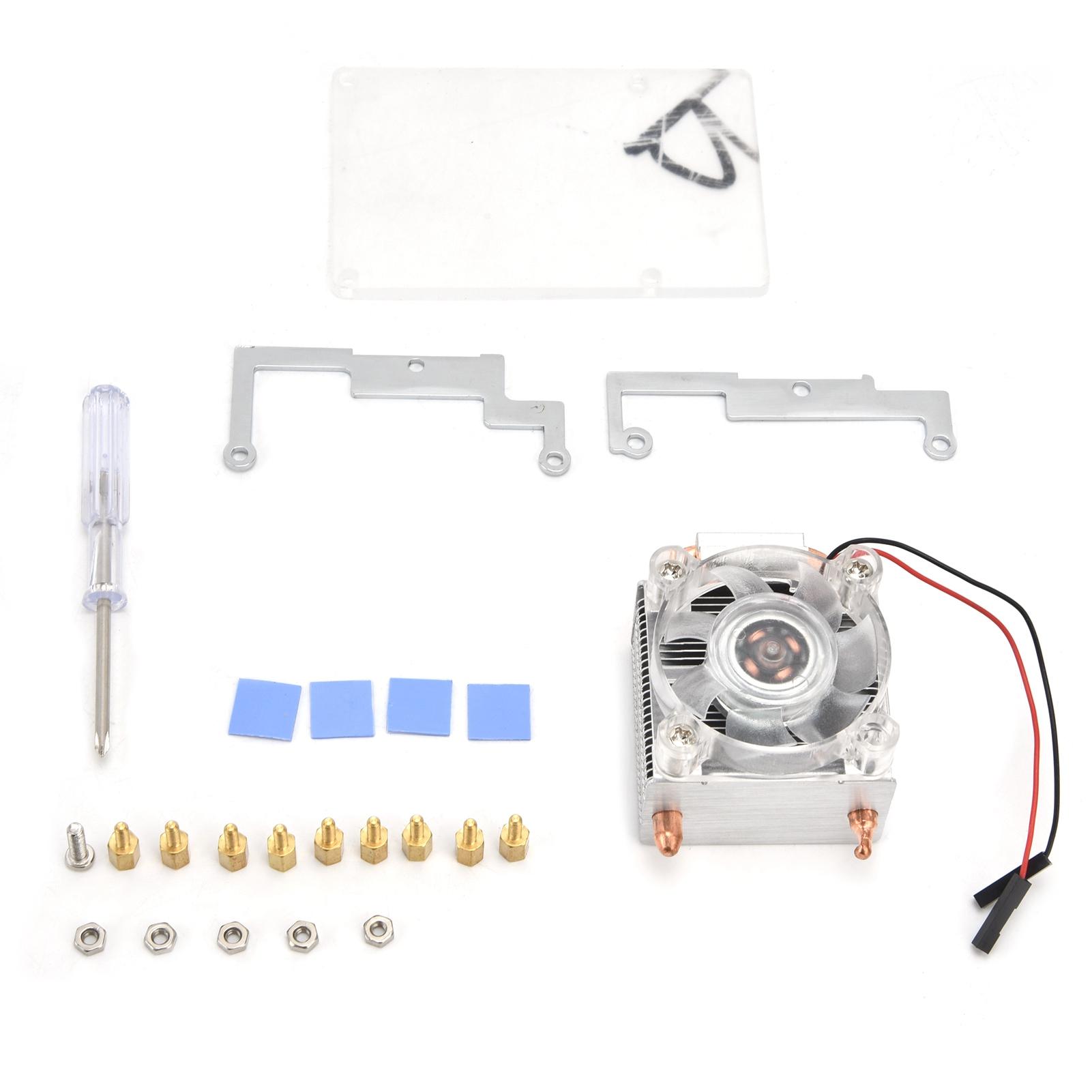 

Кулер для Raspberry Pi 3 4 Ice Tower Охлаждающий вентилятор Радиатор Комплект аксессуаров Детали