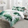 Temu Leaf Shadow Golden Thread Digital Printing Quilt Set Three-Piece Home Textile Kit