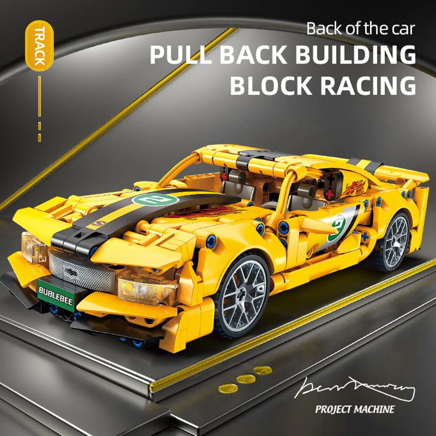ToylinX 1:18 Blocchi da Costruzione Supercar Modello Giocattoli Età 14+ Blocchi da Costruzione Giocattolo Assemblabile Auto Regalo di Natale per Adulti Senza Scatola