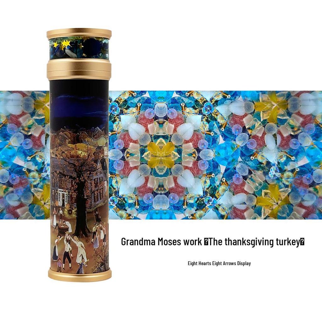 Мистецтво Бабусі Мозес Калейдоскоп Призма - Ручна Робота Колекційний Подарунок на День Народження