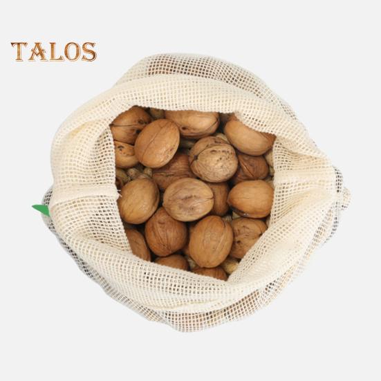 3Pcs Eco-Friendly Reusable Bags Mesh Breathable Strong Load-bearing Snacks Toys Organizer Multipurpose Grocery Shopping Bags