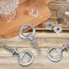 Pack of 4 Bottle Opener Blanks Metal Thread Beer Opener, Zinc Alloy Inserts Kits Beer Bottle Opener, Bottle Opener Blank Wood Bottle Cap Opener Beer