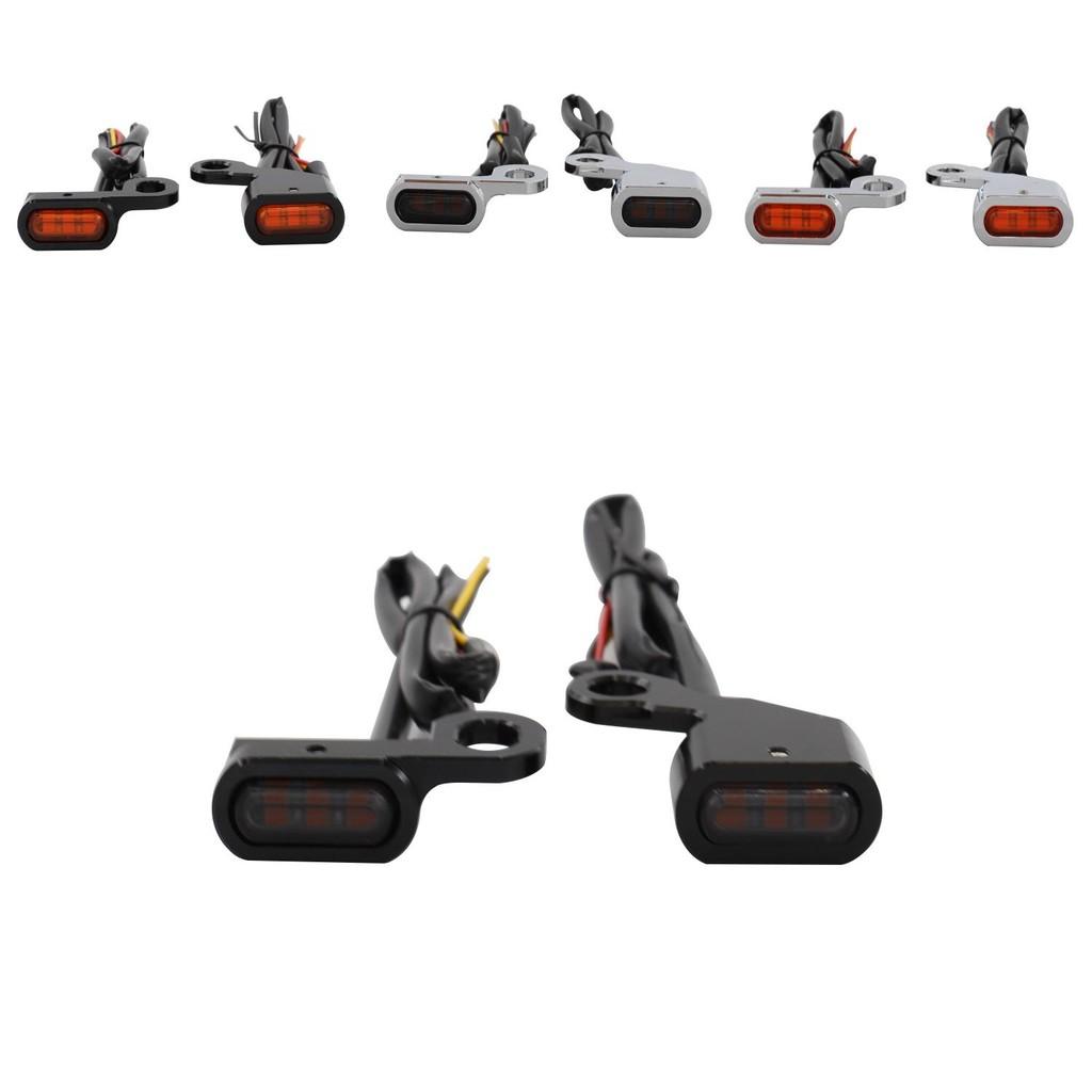 Versatile Front Turn Signal Lights For Harley Softail 00 To 14 With Multiple Color Options