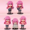 5pcs/set 10cm Gotoh Hitori Bocchi the Rock Hitori Goto Action figure toys doll Christmas gift