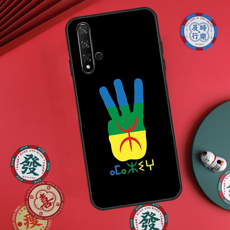 Amazigh Symbol Berber Akademie Für Huawei Nova 11 Pro 9 10 SE Y70 Y60 Y90 Y61 Y91 Y73 Y72 12s 12i 11i 8i P30 P40 Lite Hülle