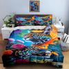 Leopard Floral Design. Bedding Duvet Cover Sets Duvet Covers Pillowcases Gifts (1 * Duvet Cover 2 * Pillowcases, Without Duvet Insert)